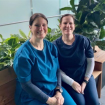 Associate Nurse Unit Managers Palliative Care Unit, Sofia Karageorge and Hayley Hall